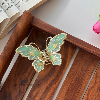 Premium Colourful Metal Butterfly - High Quality Hair Cluther