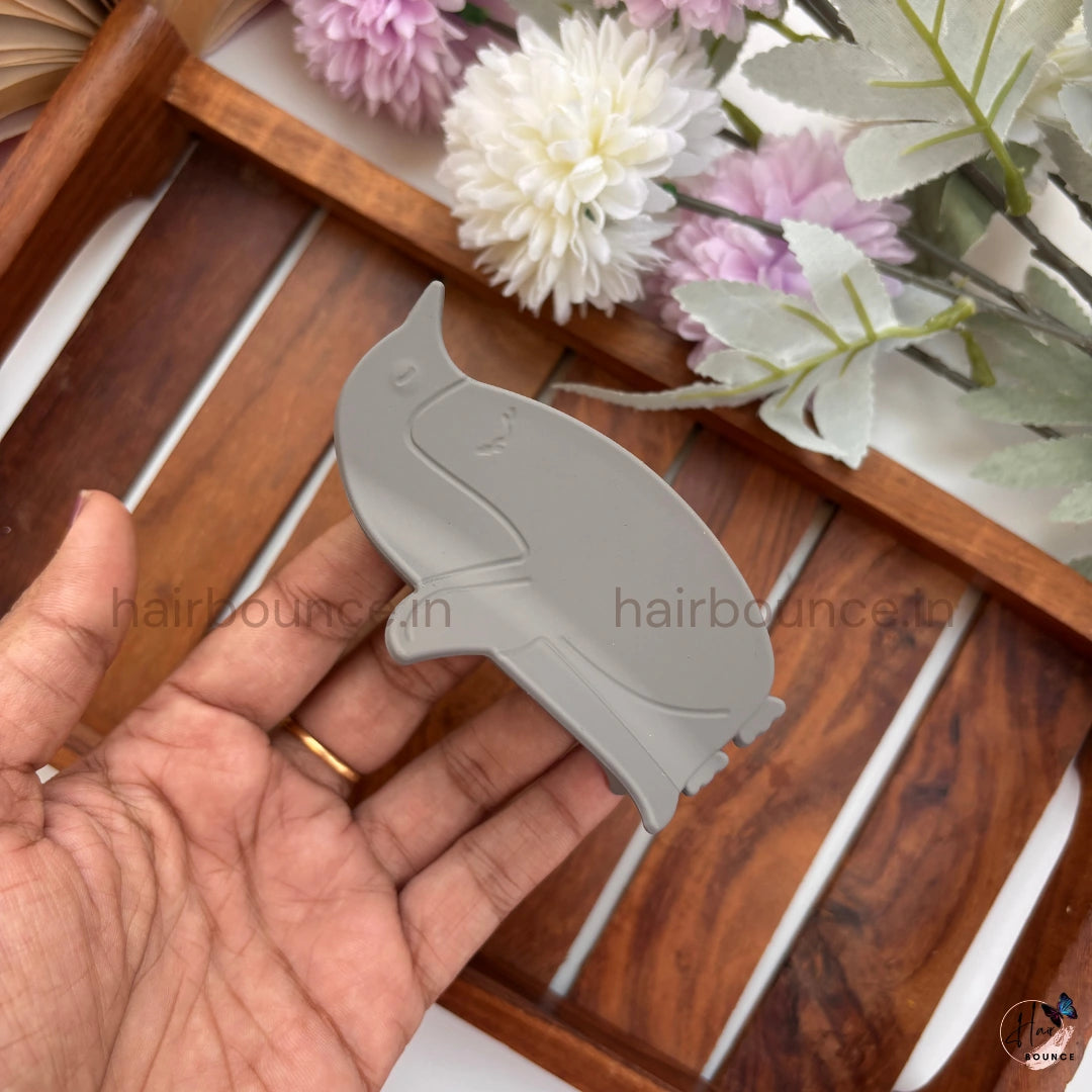 Cute Penguin Hair Claw – Large