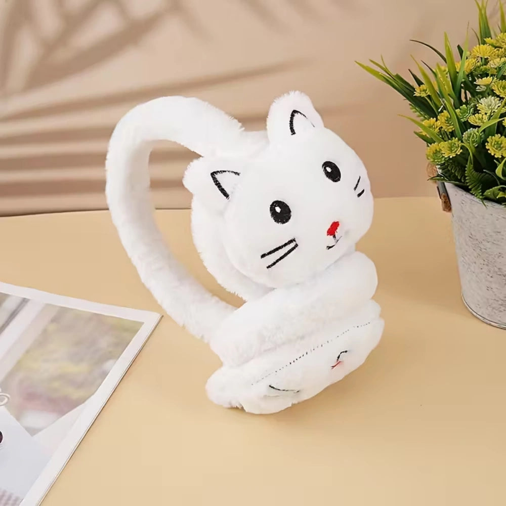 Cozy Kitty Plush Earmuff