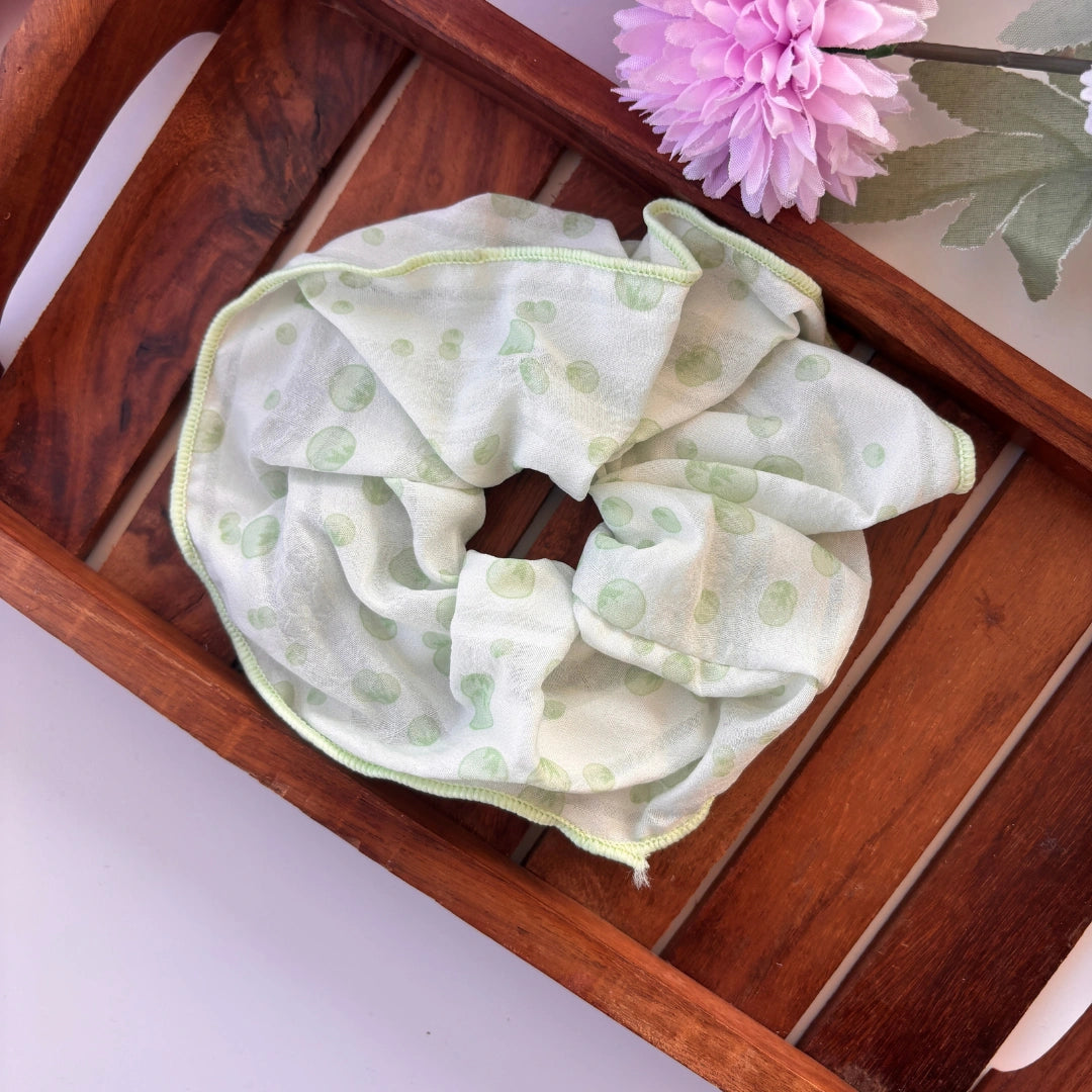 Polka Dot Scrunchie