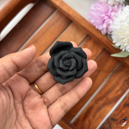 Dual Colour Rose Hair Claw - Small