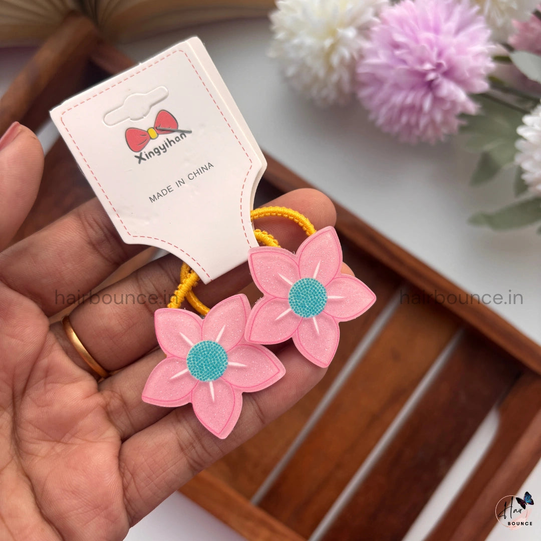 Cute Flower Rubber Bands