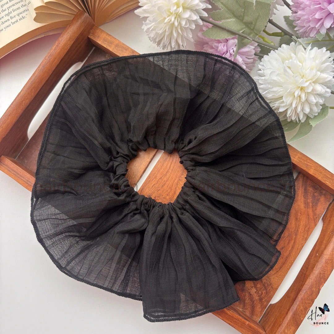 Sheer Petal Oversized Scrunchie
