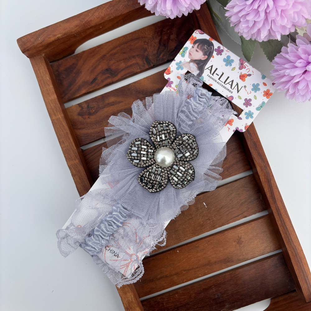 Pearl Bloom New Born Headband