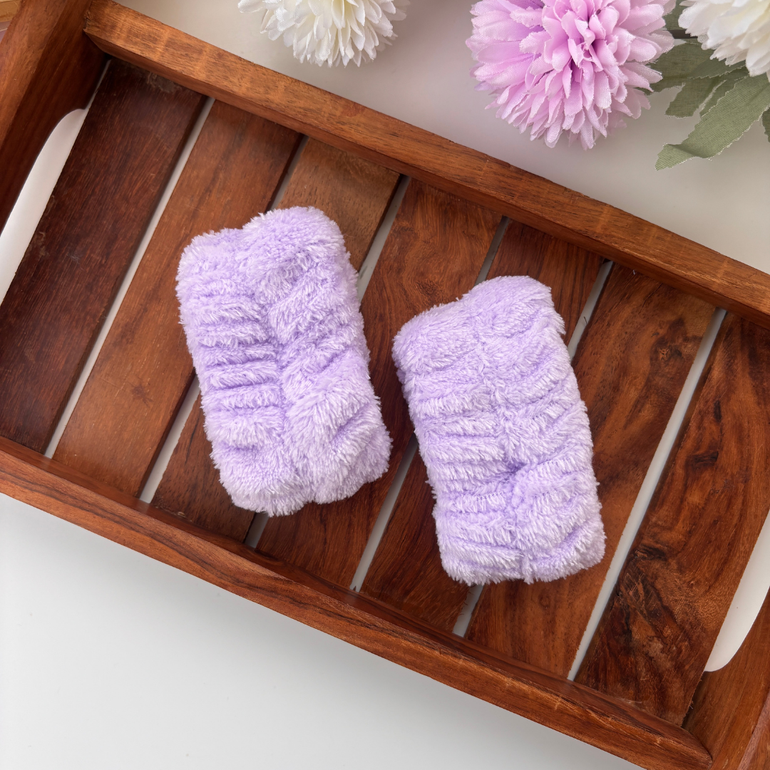 Plush Anti-Splash Wrist Bands – Pack of 2