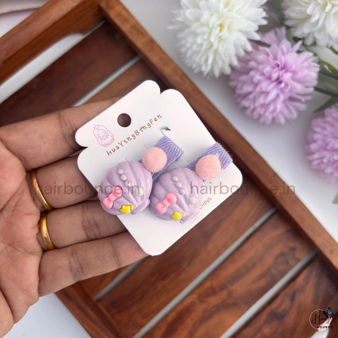 Sweet Macaron Kids Snap Hair Clips