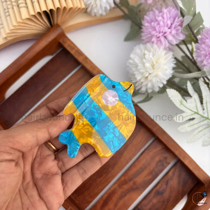 Colourful Ocean Fish Hair Claw Clips – Large