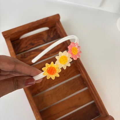 Glossy Sunflower Headband