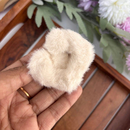 Heart Fur Hair Claw - Small