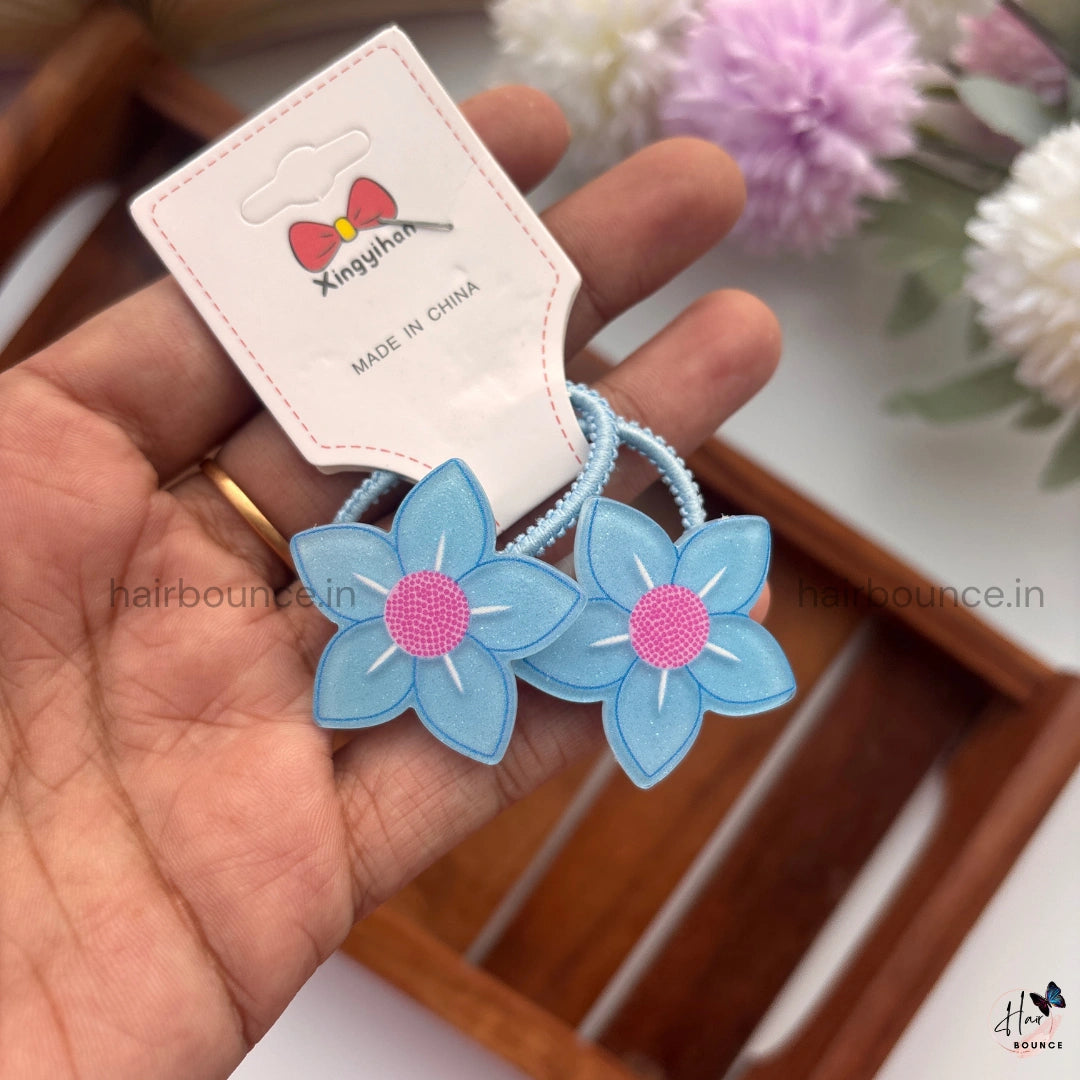 Cute Flower Rubber Bands