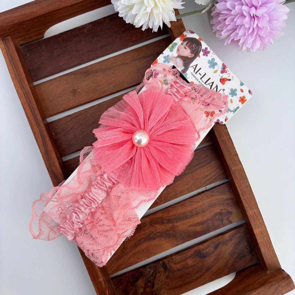 Flower Lace Newborn Headband