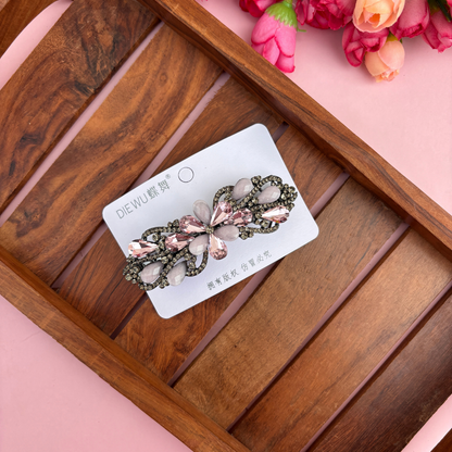 Floral Flare Center Clip