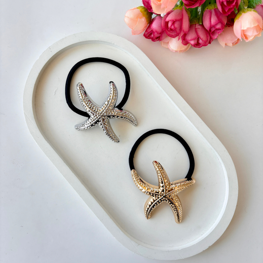 Dotted Star Fish Pony Cuff