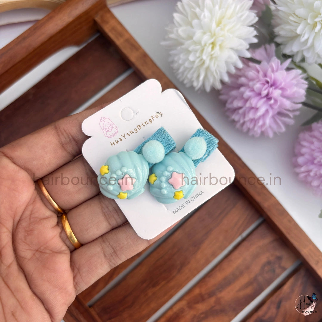 Sweet Macaron Kids Snap Hair Clips