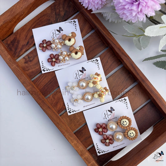 Sweet Charm Hair Clip Set