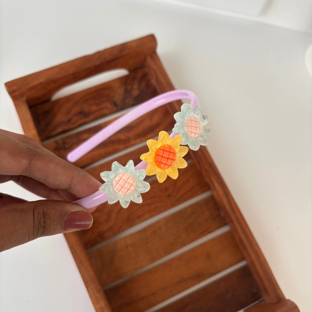 Glossy Sunflower Headband