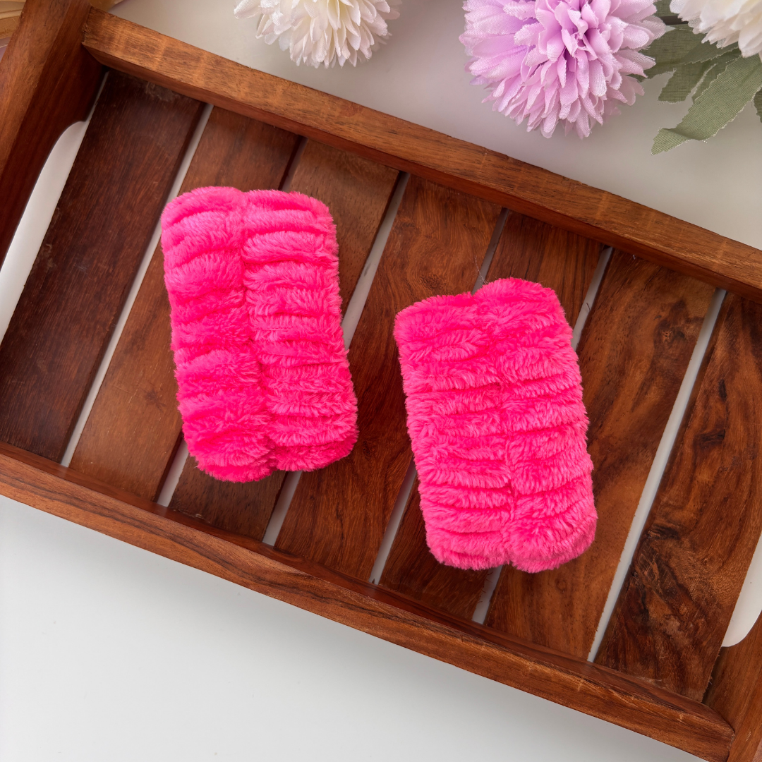 Plush Anti-Splash Wrist Bands – Pack of 2