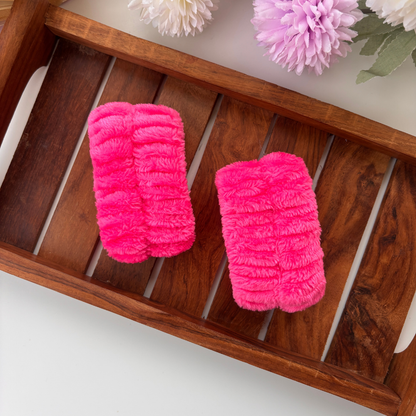 Plush Anti-Splash Wrist Bands – Pack of 2