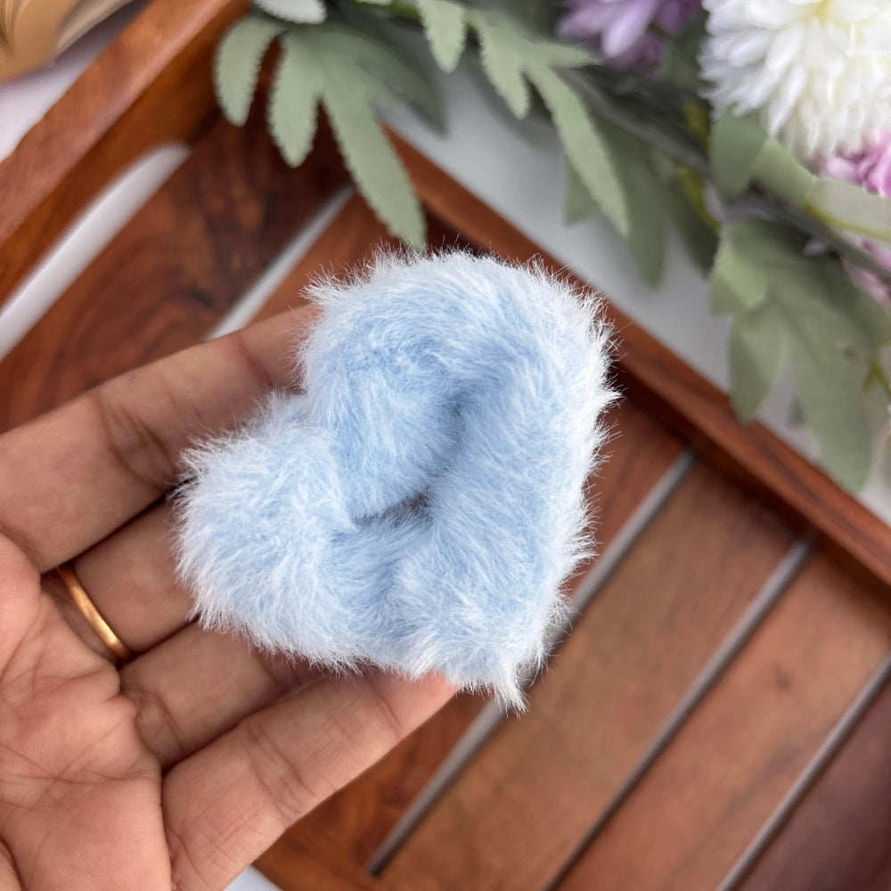 Heart Fur Hair Claw - Small