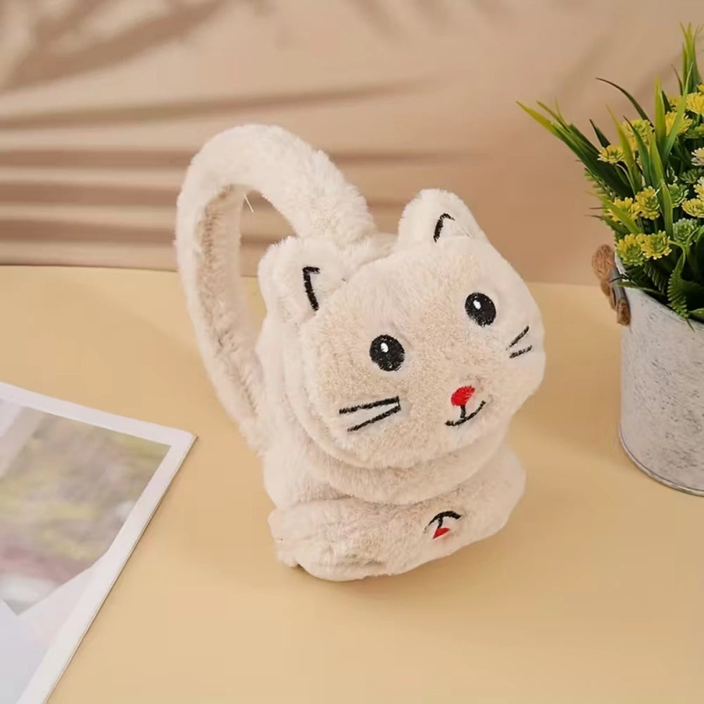 Cozy Kitty Plush Earmuff