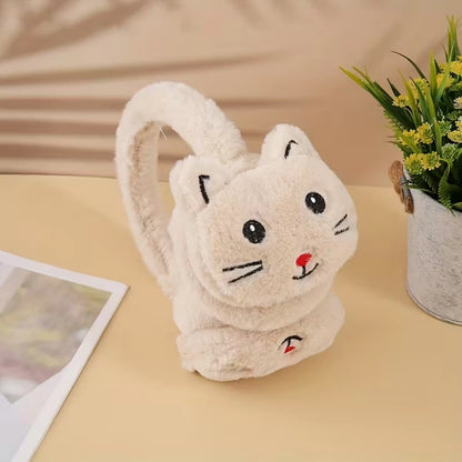 Cozy Kitty Plush Earmuff