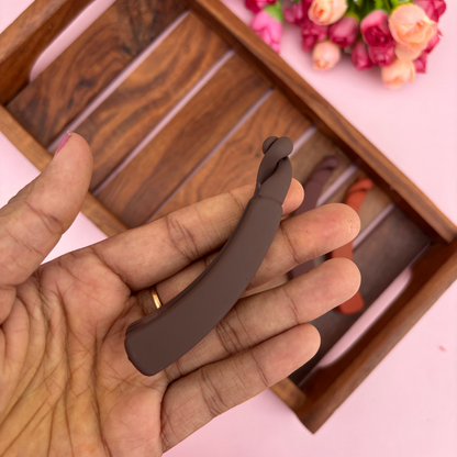 Colourful Banana Matte Finish Clip - Medium