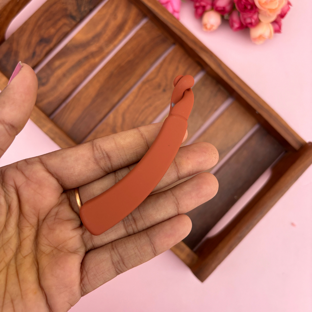 Colourful Banana Matte Finish Clip - Medium