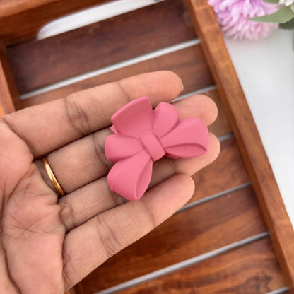 Bow Shape Hair Claw - Small