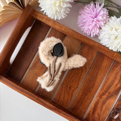 Fur Tulip Hair Claw – Large