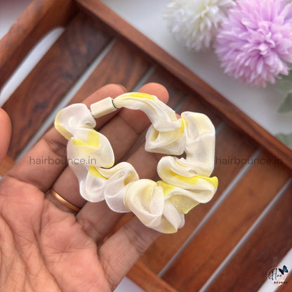 Pastel Swirl Sheer Scrunchie