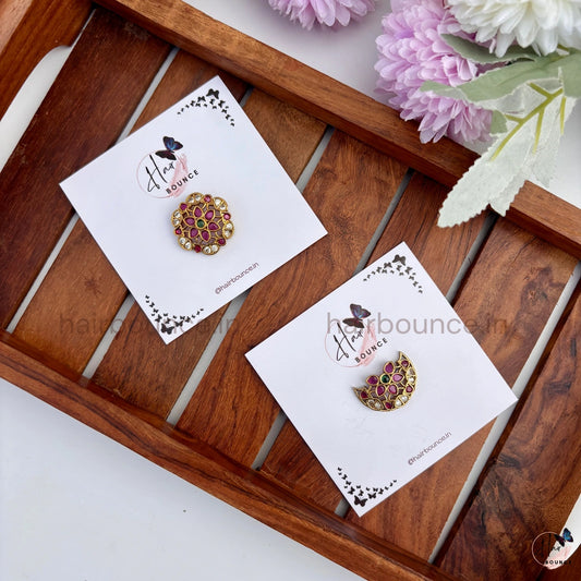 Ruby Blossom Traditional Jada Pin