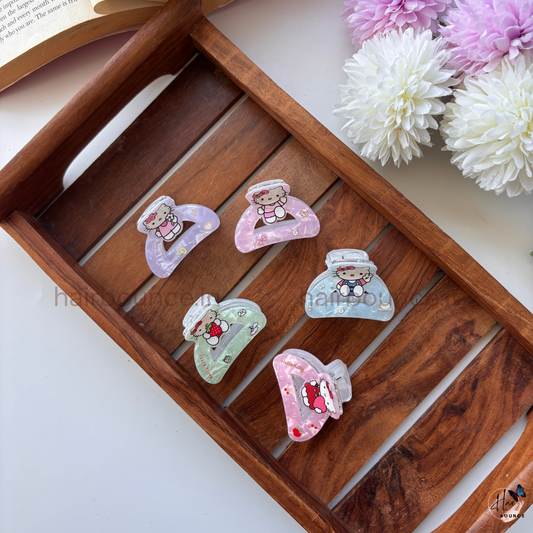 Hello Kitty Pastel Kawaii Hair Claw – Medium
