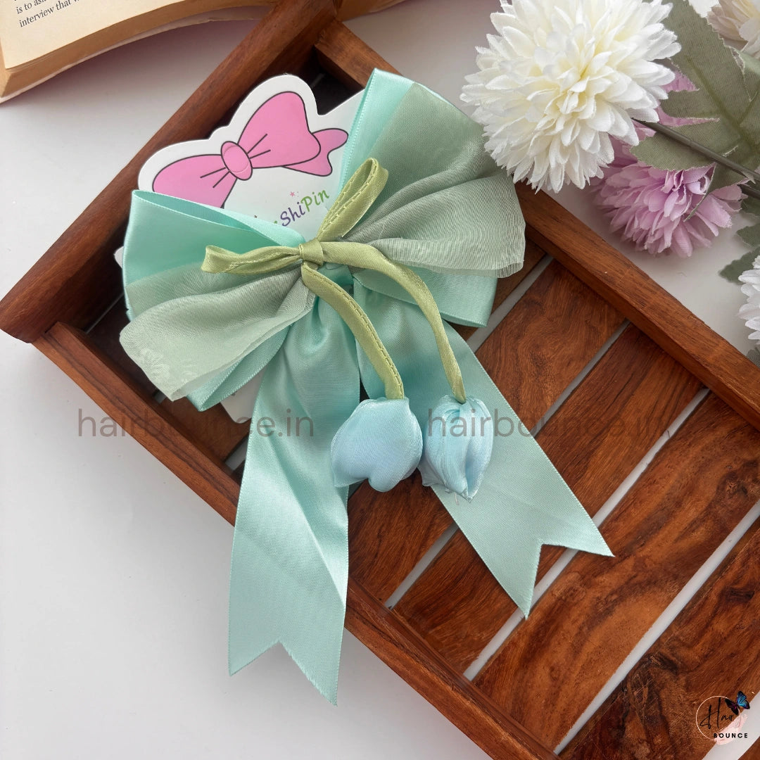 Tulip Whisper Bow Clip
