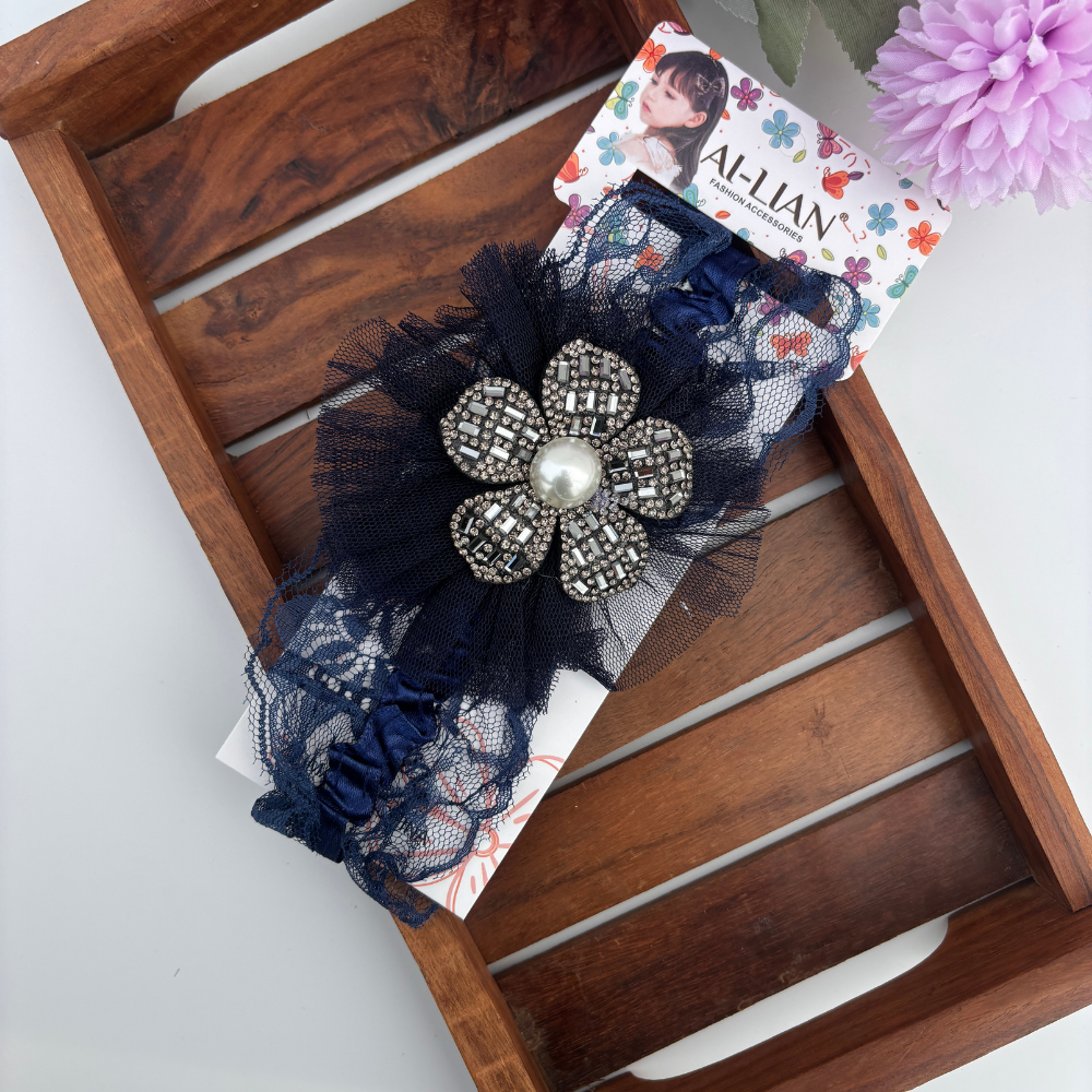 Pearl Bloom New Born Headband