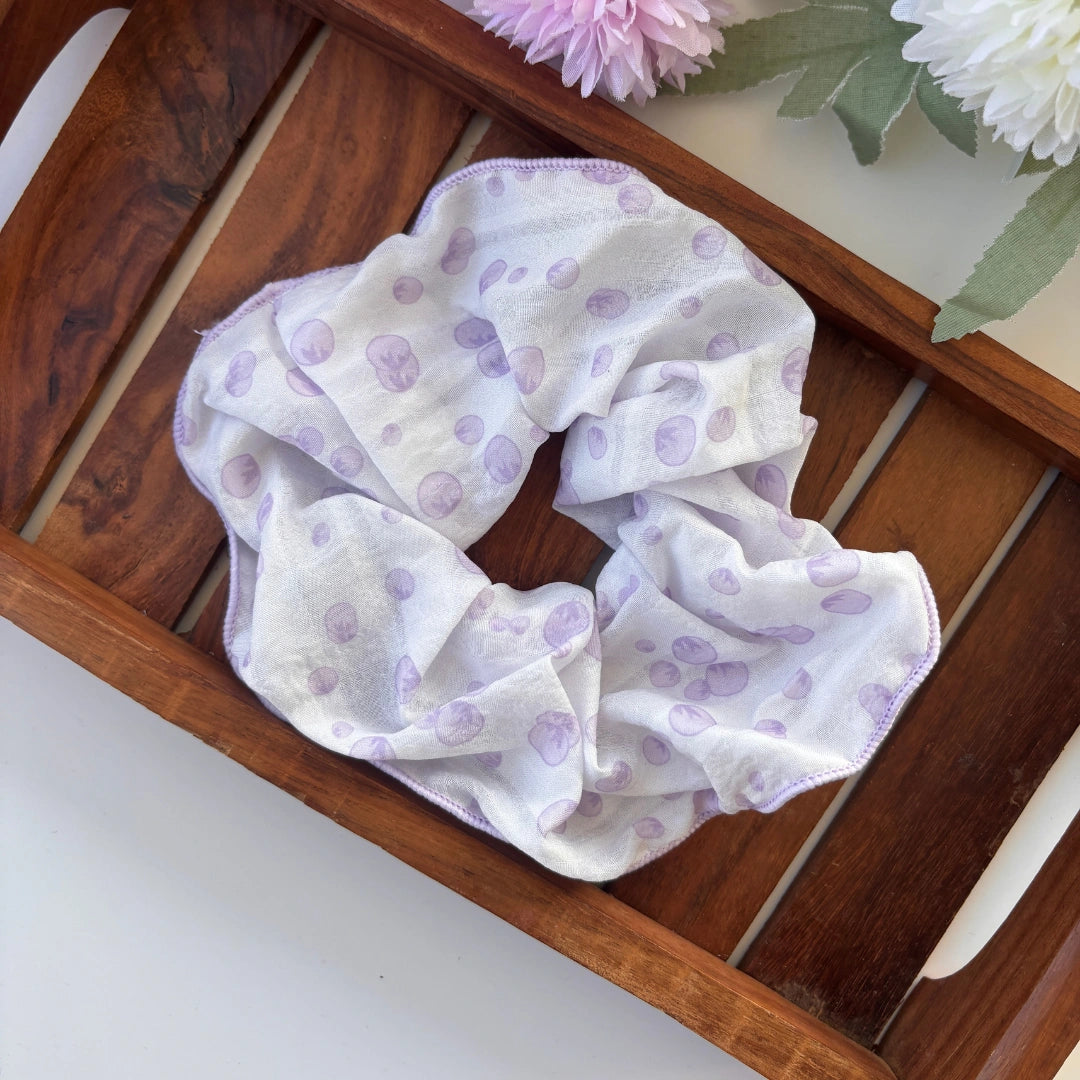 Polka Dot Scrunchie