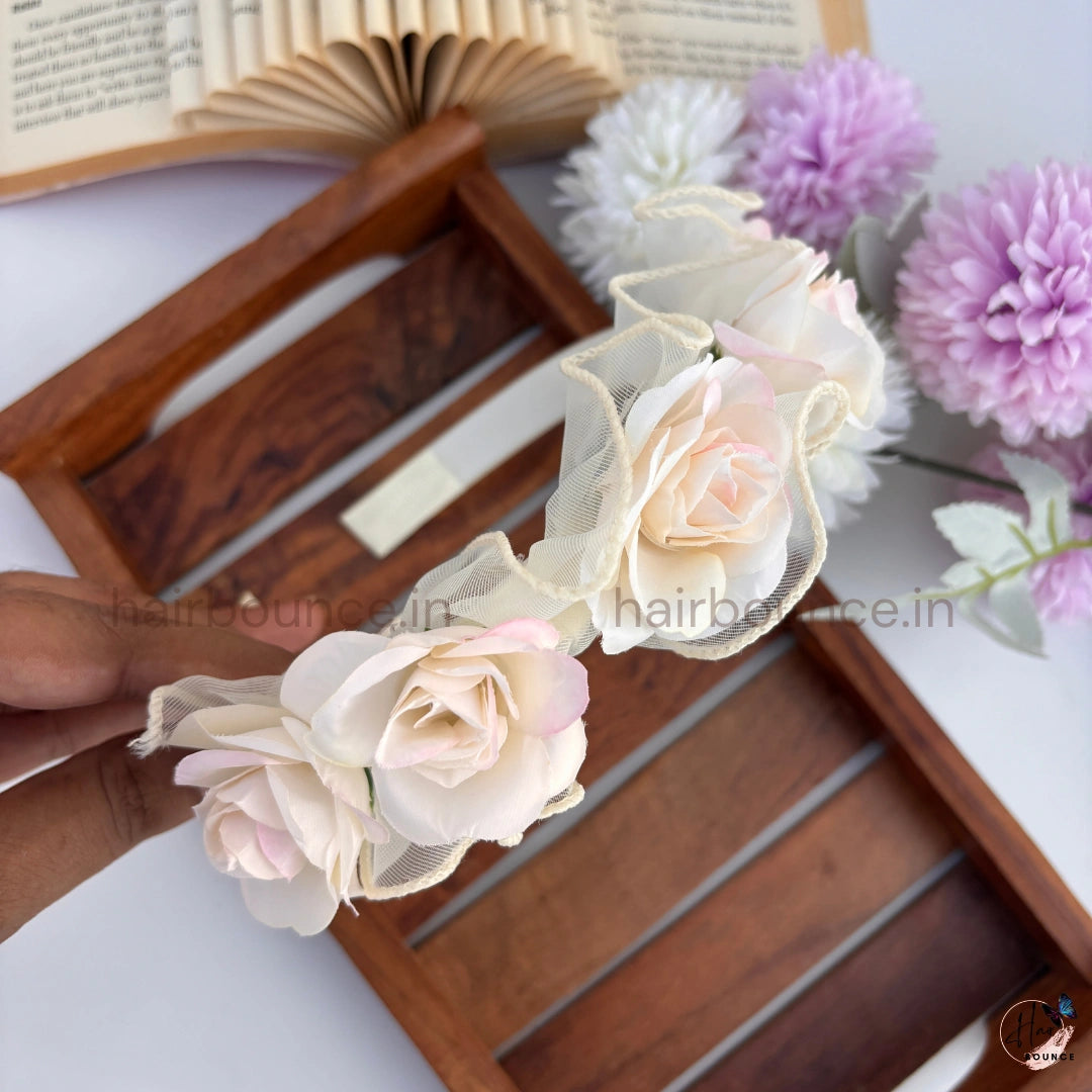 Elegant Rose Hair Band for Girls