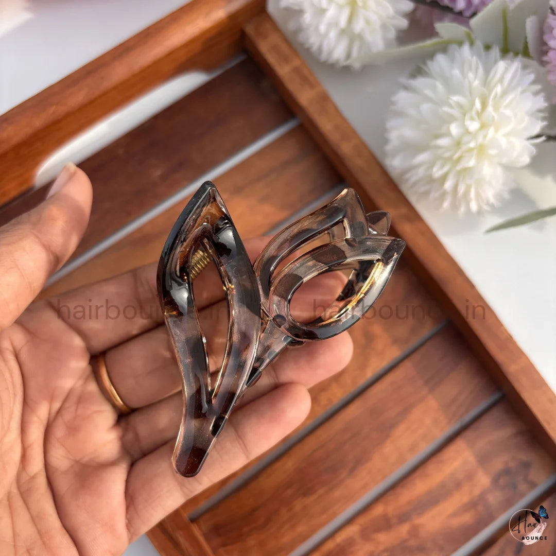 Elegant Tulip Hair Claw – Medium