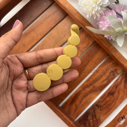 Matte Circle Banana Clip - Large