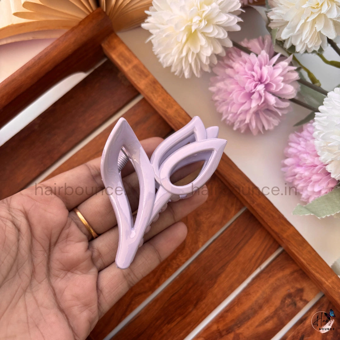 Elegant Tulip Hair Claw – Medium