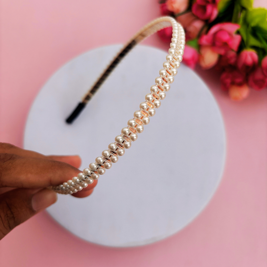 Double Pearl Headband