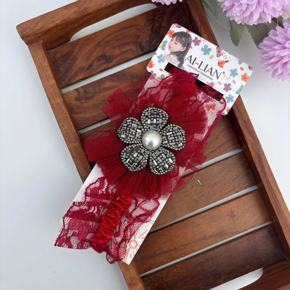 Pearl Bloom New Born Headband