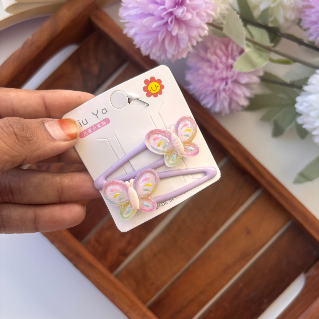 Happy Faces Hair Clip