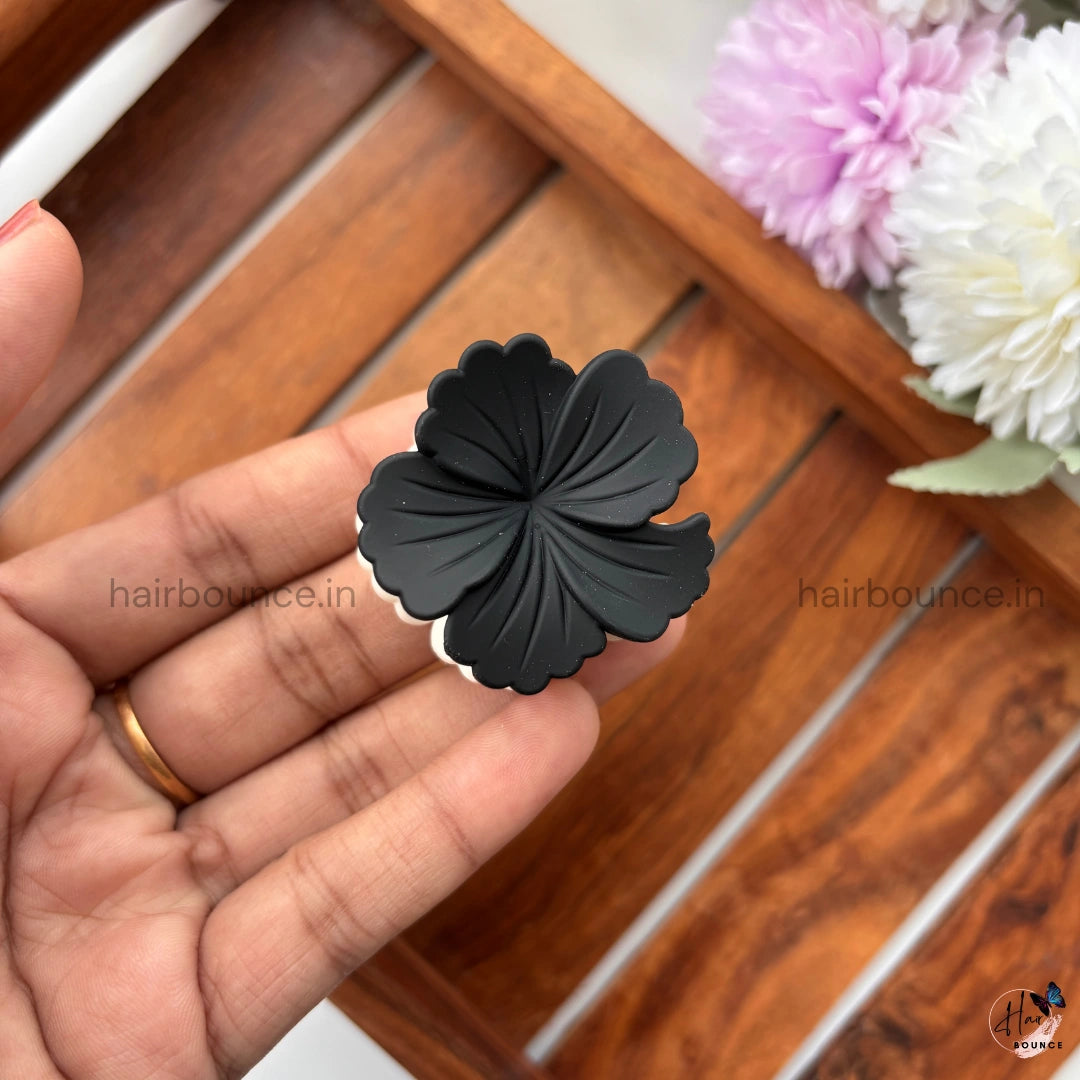 Dual Colour Hibiscus Hair Claw - Small