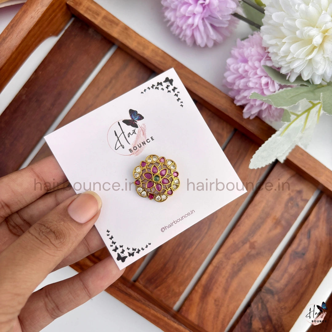 Ruby Blossom Traditional Jada Pin