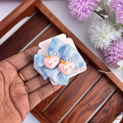 Sweet Kawaii Bow Alligator Clips – Pack of 2
