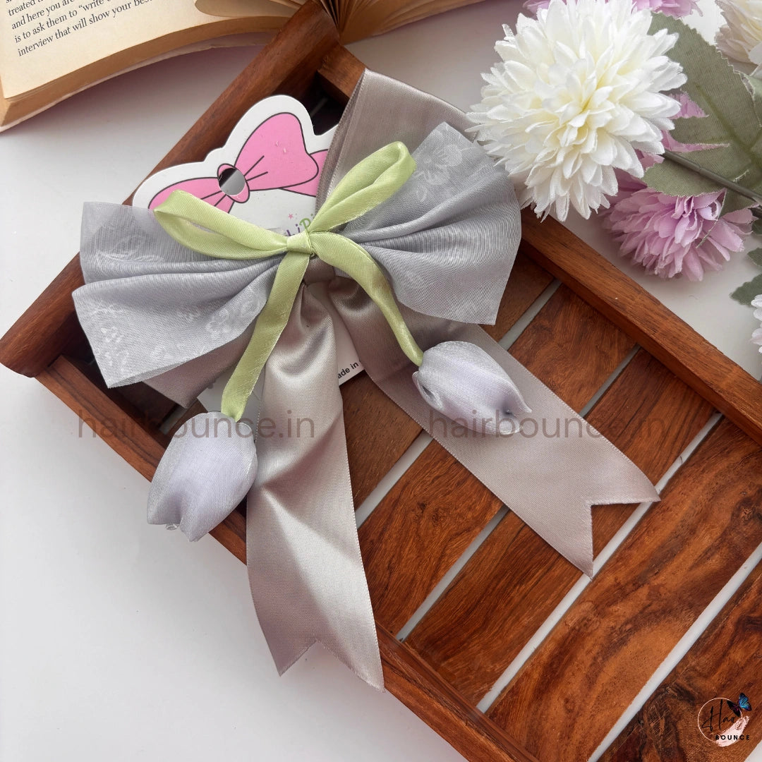 Tulip Whisper Bow Clip