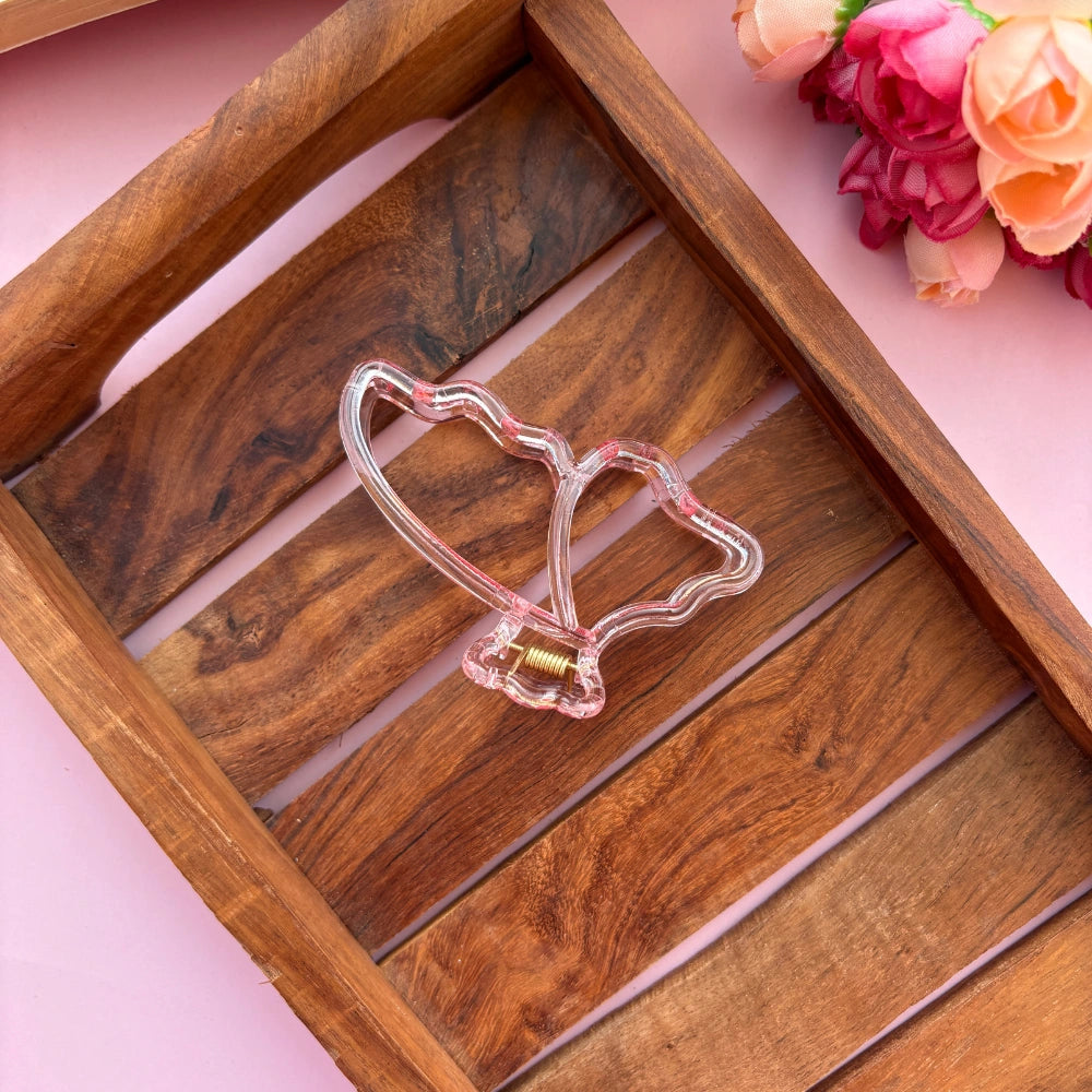 Shinny Butterfly Outline Hair Claw - Medium
