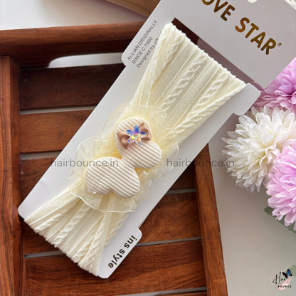 Soft Puff Bow Newborn Baby Headband