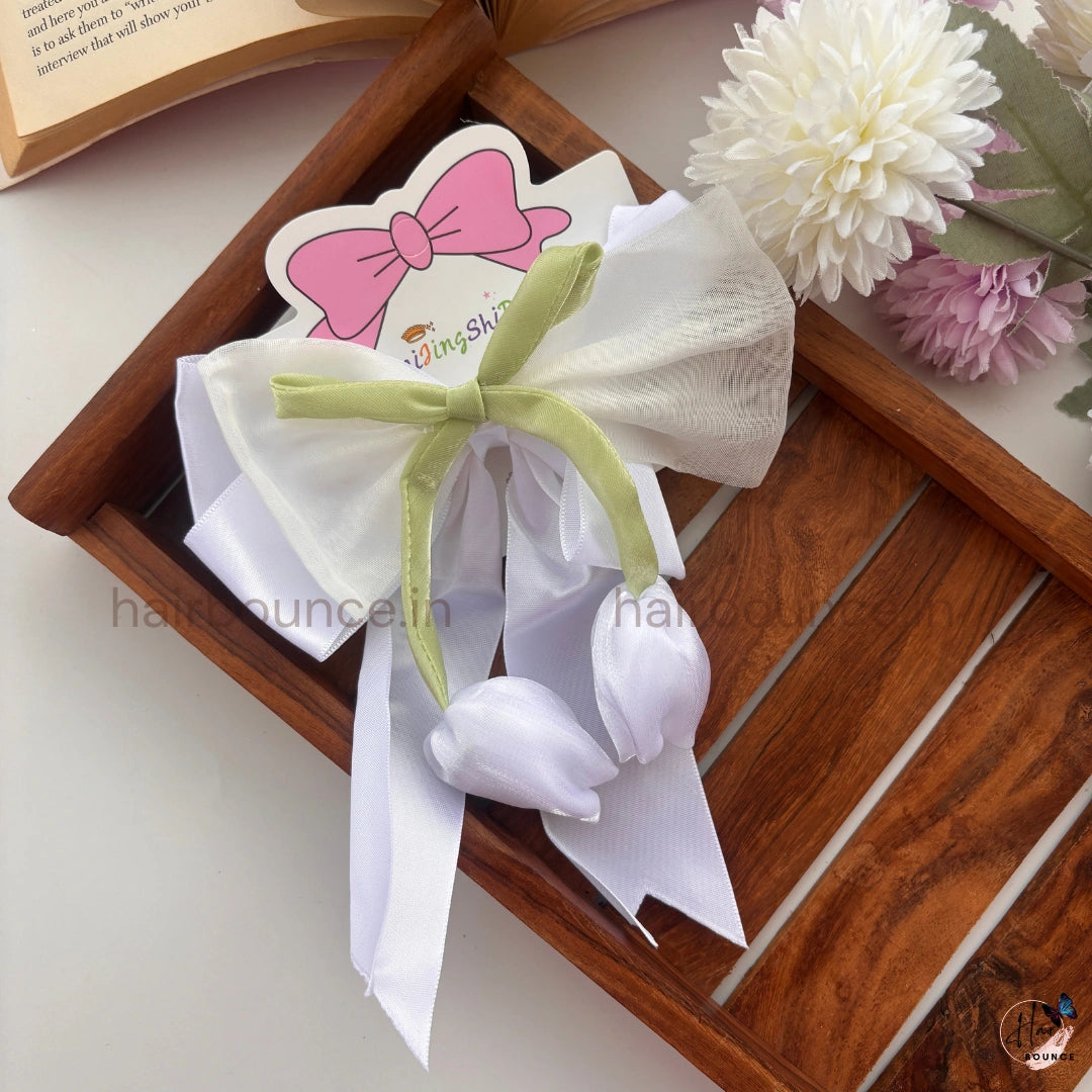 Tulip Whisper Bow Clip