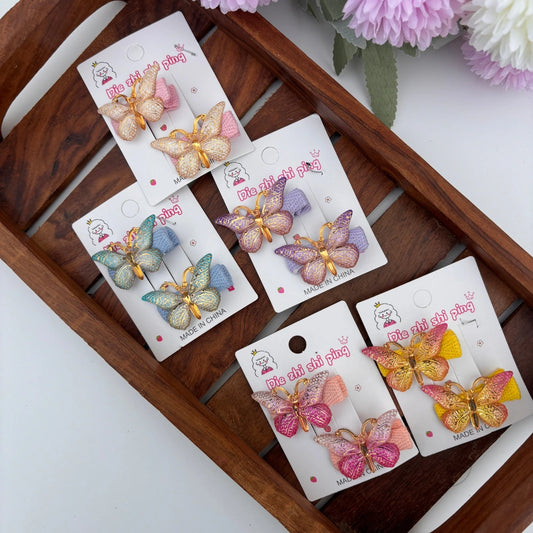 Glow Butterfly Clips